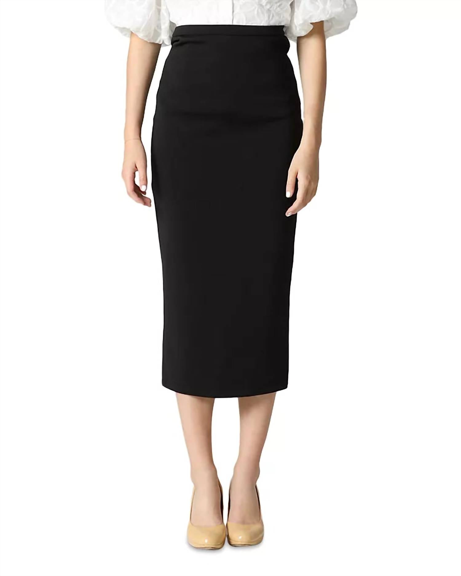 Юбка с высокой талией, черного цвета Gracia, черный
Юбка с высокой талией, черного цвета Gracia, черный