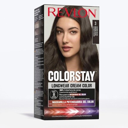 Revlon ColorStay Longwear Крем-краска для волос 3 Темно-коричневый 165мл
Revlon ColorStay Longwear Крем-краска для волос 3 Темно-коричневый 165мл