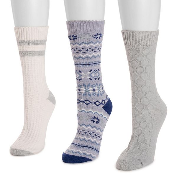 Женские носки Crew, 3 пары Muk Luks, Icy Blue
Женские носки Crew, 3 пары Muk Luks, Icy Blue