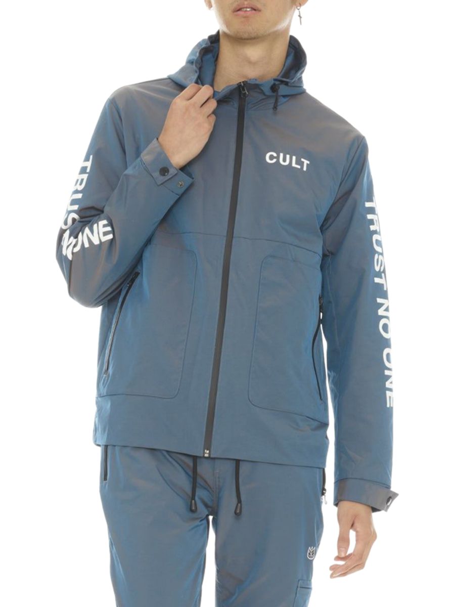 Ветровка с капюшоном и логотипом Cult Of Individuality, цвет Seafoam 
Ветровка с капюшоном и логотипом Cult Of Individuality, цвет Seafoam