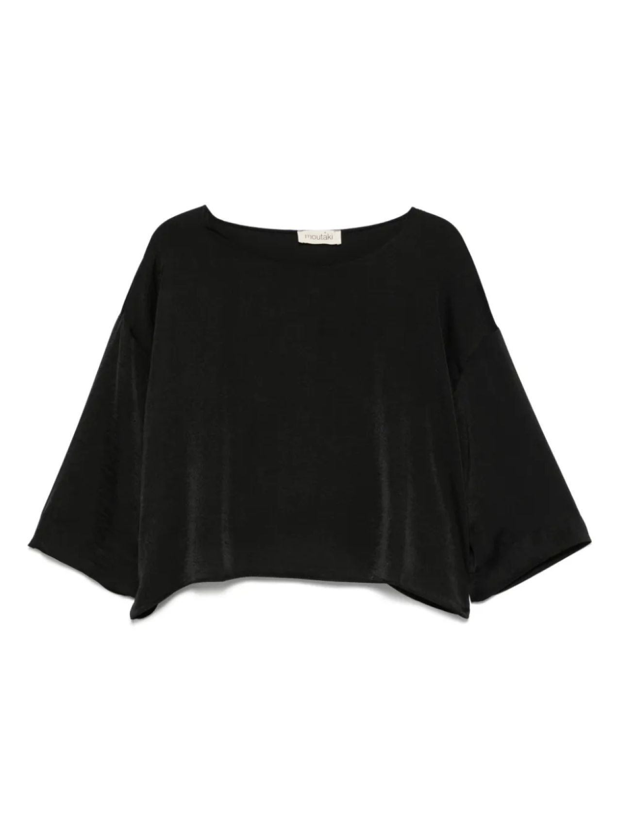 MOUTAKI атласная футболка, черный
MOUTAKI атласная футболка, черный