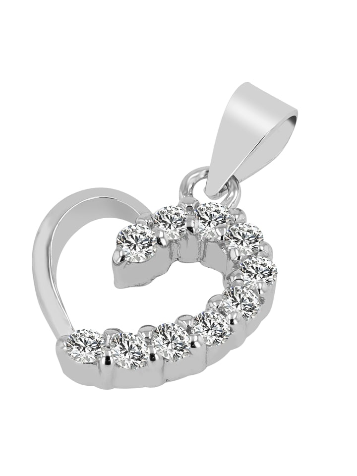 Adeliás Женский кулон - кулон в форме сердца из серебра 925 пробы с кубическим цирконием в серебряной оправе
Adeliás Женский кулон - кулон в форме сердца из серебра 925 пробы с кубическим цирконием в серебряной оправе