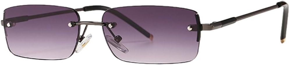 Солнцезащитные очки MUTYNE узкие прямоугольные для мужчин, без оправы, металлические, маленькие, в стиле ретро, защита от УФ-излучения UV400, золотистые, синие, зеленые, Gun With Grey
Солнцезащитные очки MUTYNE узкие прямоугольные для мужчин, без оправы, металлические, маленькие, в стиле ретро, защита от УФ-излучения UV400, золотистые, синие, зеленые, Gun With Grey