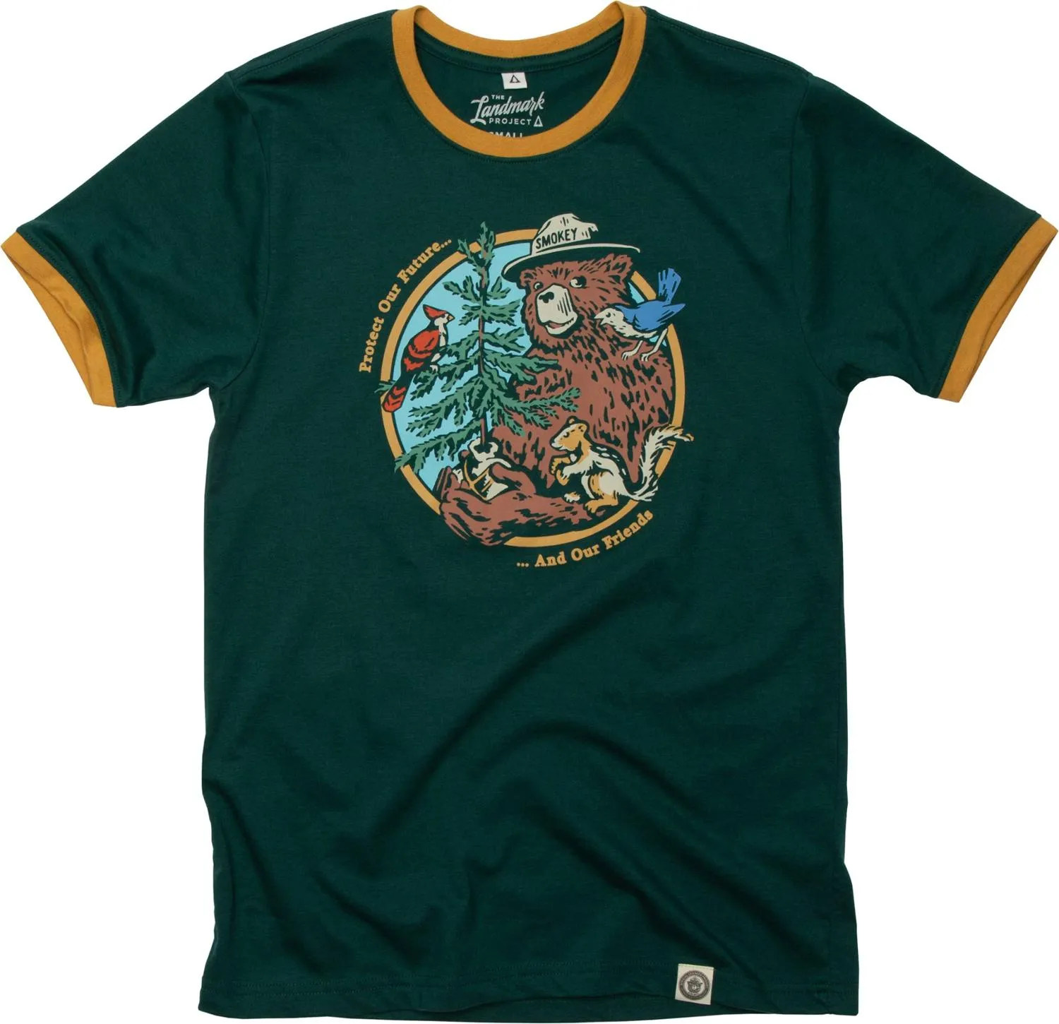Футболка Smokey's Friends с контрастной окантовкой The Landmark Project, Spruce/Goldenrod
Футболка Smokey's Friends с контрастной окантовкой The Landmark Project, Spruce/Goldenrod