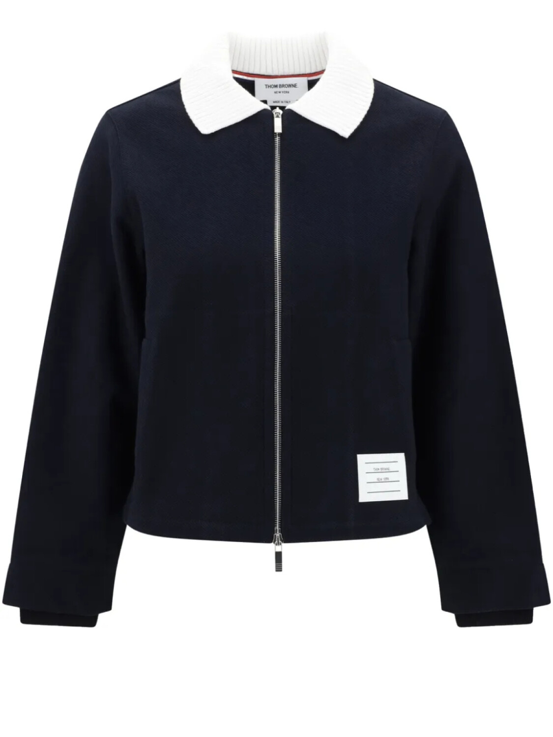 Куртка с нашивкой-логотипом Thom Browne, синий
Куртка с нашивкой-логотипом Thom Browne, синий