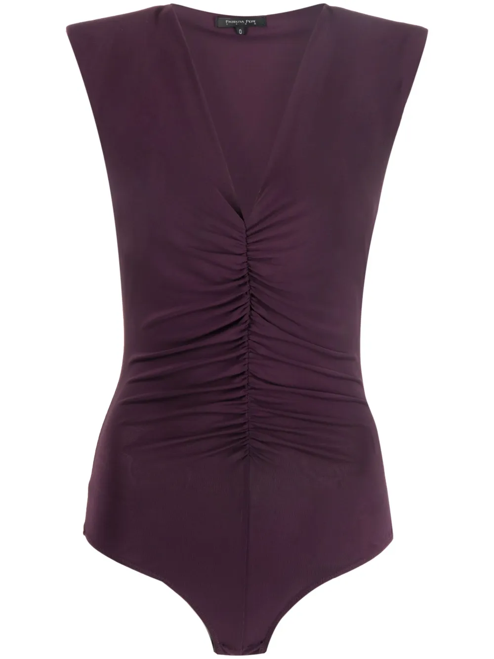 Боди без рукавов с глубоким V-образным вырезом Patrizia Pepe, фиолетовый
Боди без рукавов с глубоким V-образным вырезом Patrizia Pepe, фиолетовый