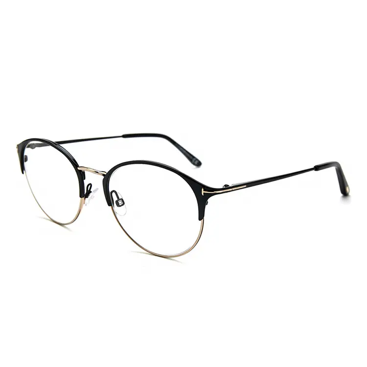 TOM FORD Металлические круглые оправы для очков TF унисекс black
TOM FORD Металлические круглые оправы для очков TF унисекс black