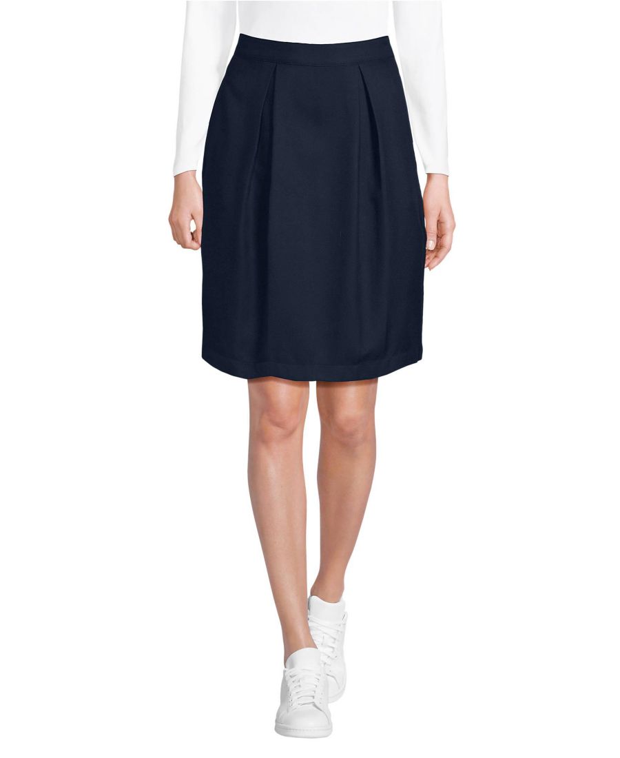 Женская школьная форма, однотонная плиссированная юбка-шорты до колена Lands' End, Classic navy
Женская школьная форма, однотонная плиссированная юбка-шорты до колена Lands' End, Classic navy