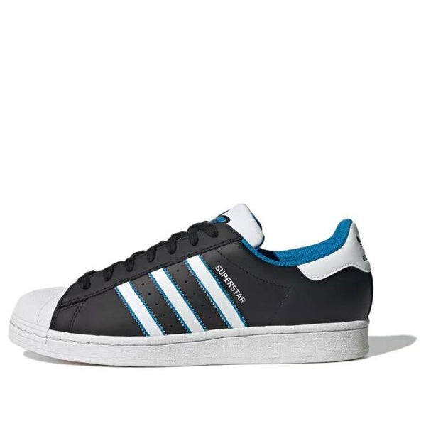 Кроссовки superstar 'black bright blue' Adidas, черный
Кроссовки superstar 'black bright blue' Adidas, черный