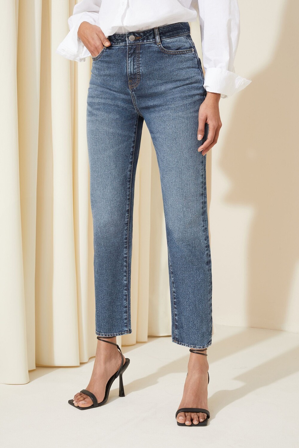 Джинсы прямого кроя из настоящего денима Friends Like These, синий
Джинсы прямого кроя из настоящего денима Friends Like These, синий