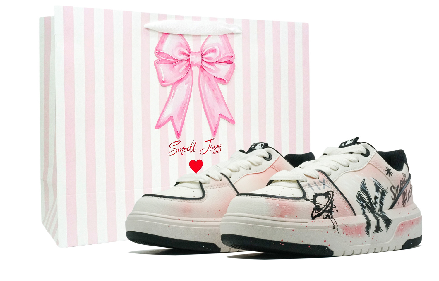 MLB Chunky Liner Cherry Blossom Rain Height Increasing Low top Skateboard Shoes Unisex White Pink
MLB Chunky Liner Cherry Blossom Rain Height Increasing Low top Skateboard Shoes Unisex White Pink