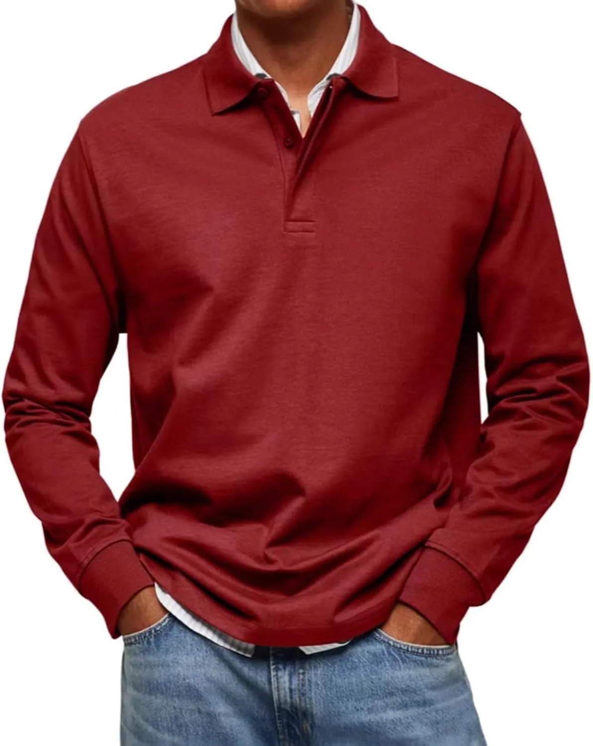 Классическая поло для мужчин с длинным рукавом YSERB
Классическая поло для мужчин с длинным рукавом YSERB