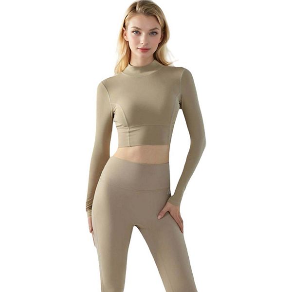 Женский лонгслив-кроп с открытой спиной и высоким воротом Anna-Kaci, Khaki
Женский лонгслив-кроп с открытой спиной и высоким воротом Anna-Kaci, Khaki