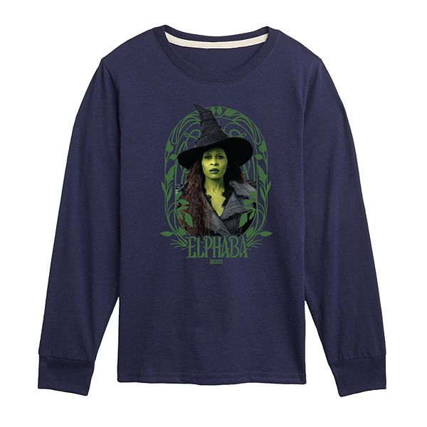Футболка с длинным рукавом Wicked for Good Elphaba Licensed Character, Navy
Футболка с длинным рукавом Wicked for Good Elphaba Licensed Character, Navy