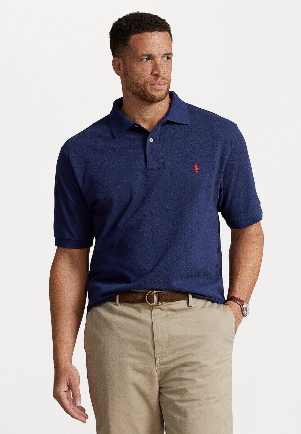 Рубашка-поло CLASSIC FIT Polo Ralph Lauren Big & Tall, темно-синий Ньюпорт
Рубашка-поло CLASSIC FIT Polo Ralph Lauren Big & Tall, темно-синий Ньюпорт
