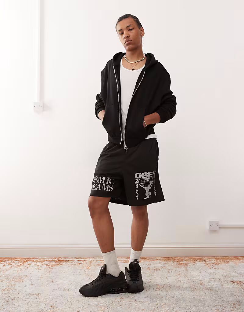 Сетчатые шорты Obey easy cosmic dreams черного цвета
Сетчатые шорты Obey easy cosmic dreams черного цвета