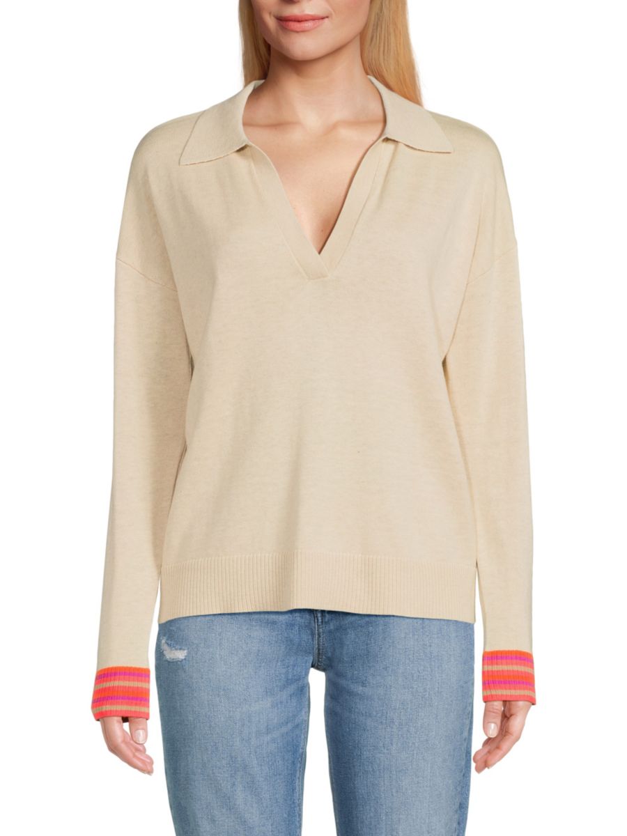 Свитер с полосатыми манжетами и воротником-стойкой Lisa Todd, цвет Almond
Свитер с полосатыми манжетами и воротником-стойкой Lisa Todd, цвет Almond