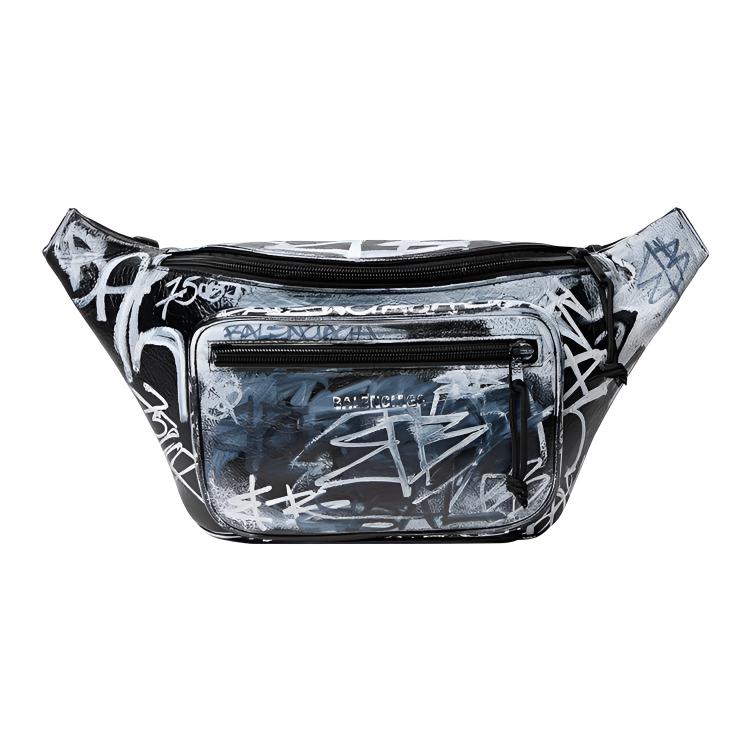 Balenciaga Мужская поясная сумка Explorer из овчины, черная/разноцветная
Balenciaga Мужская поясная сумка Explorer из овчины, черная/разноцветная