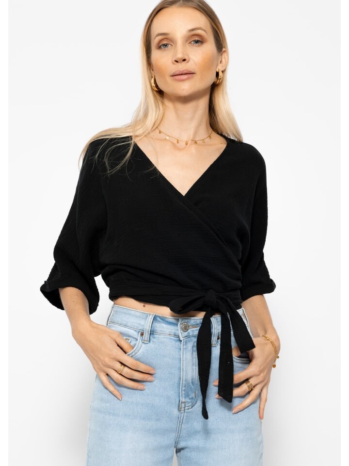 Блуза SASSYCLASSY zum Wickeln, черный
Блуза SASSYCLASSY zum Wickeln, черный