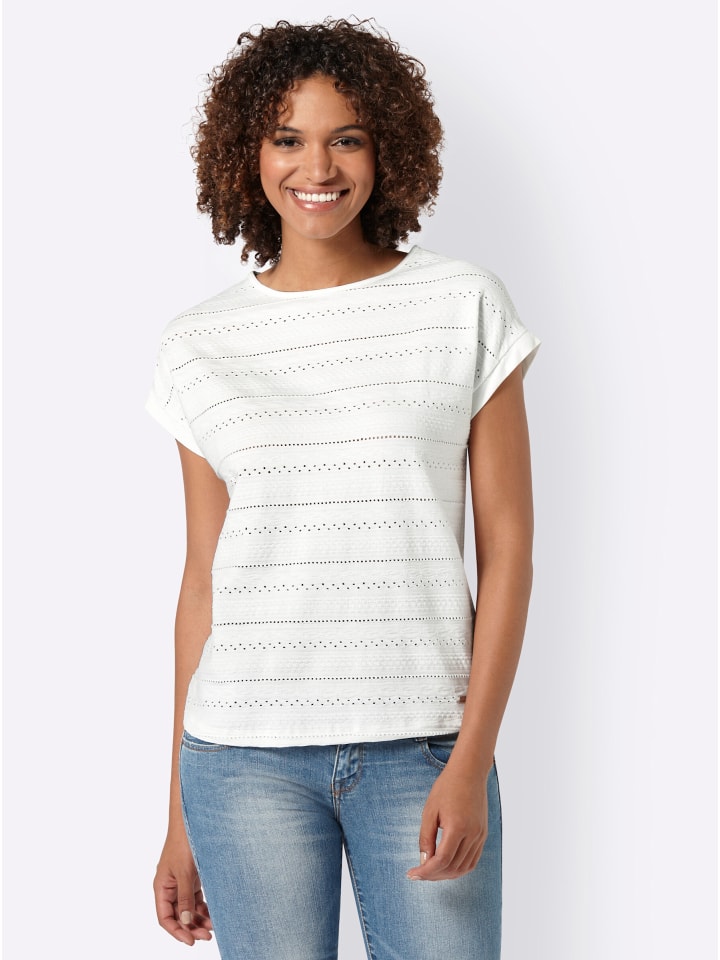 Рубашка с короткими рукавами в кремово-белом цвете WITT WEIDEN
Рубашка с короткими рукавами в кремово-белом цвете WITT WEIDEN