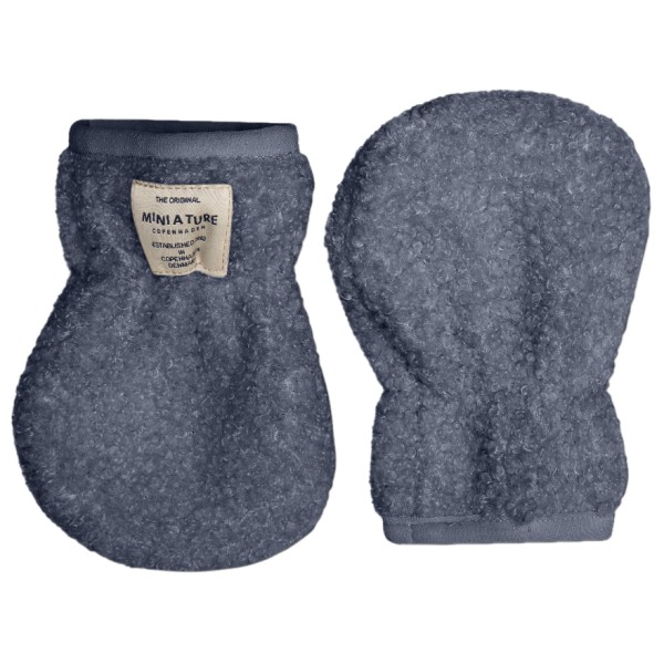 Детские варежки-перчатки из плюшевого флиса Mini A Ture, синий 
Детские варежки-перчатки из плюшевого флиса Mini A Ture, синий