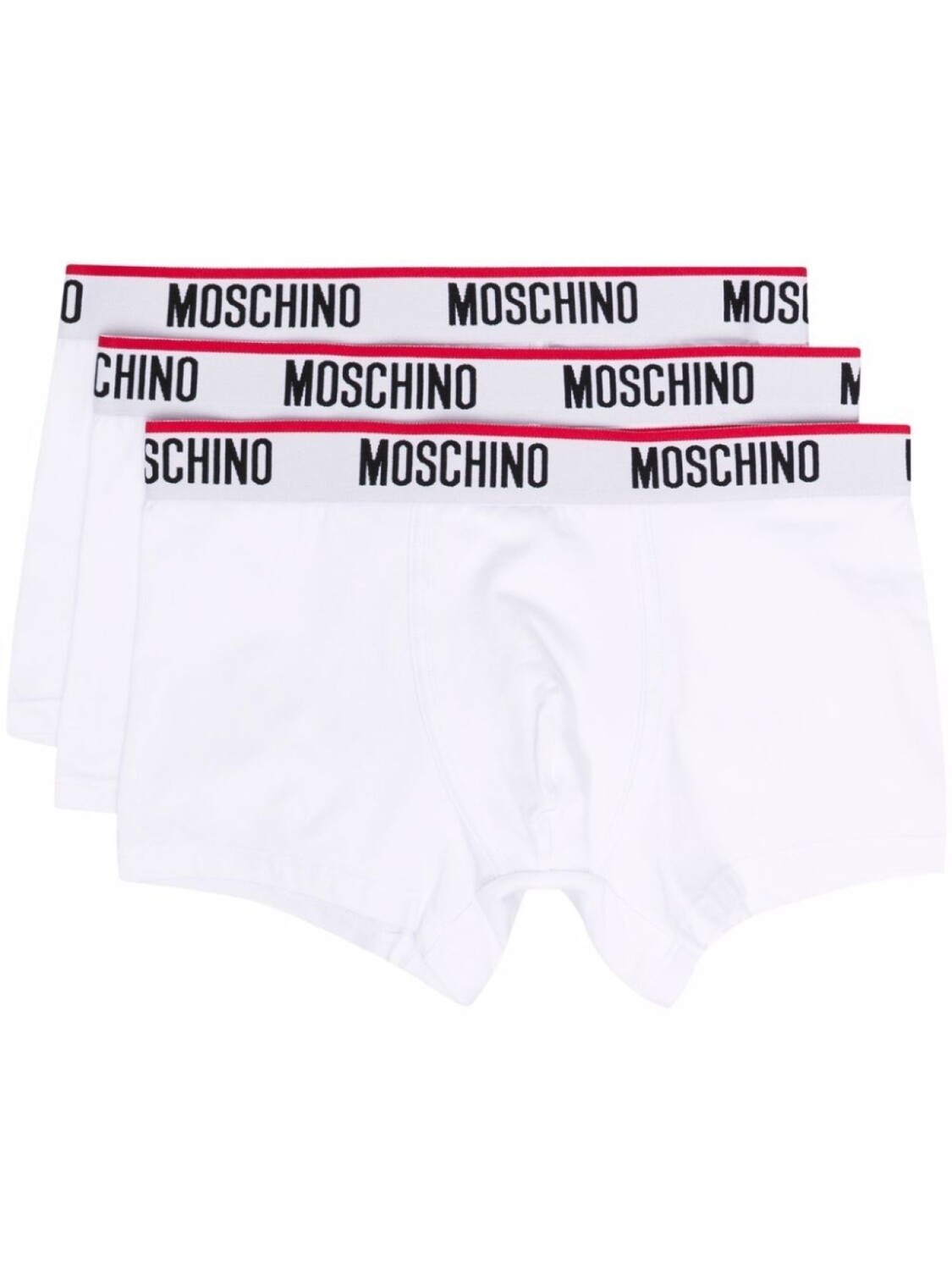 Moschino комплект из трех боксеров с логотипом, белый
Moschino комплект из трех боксеров с логотипом, белый