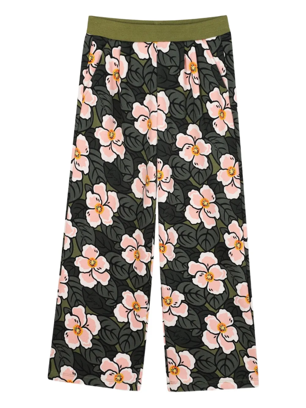 Спортивные брюки с цветочным принтом Kenzo Kids, зеленый
Спортивные брюки с цветочным принтом Kenzo Kids, зеленый