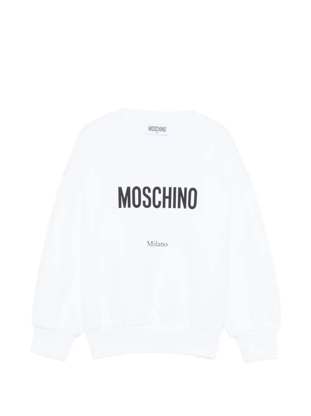 Свитшот с логотипом Moschino Kids, белый
Свитшот с логотипом Moschino Kids, белый