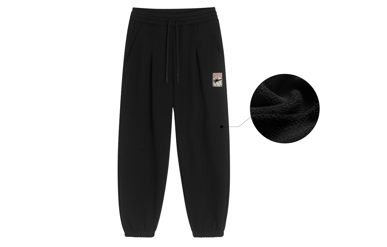 Трикотажные спортивные штаны унисекс Uzis, черный
Трикотажные спортивные штаны унисекс Uzis, черный