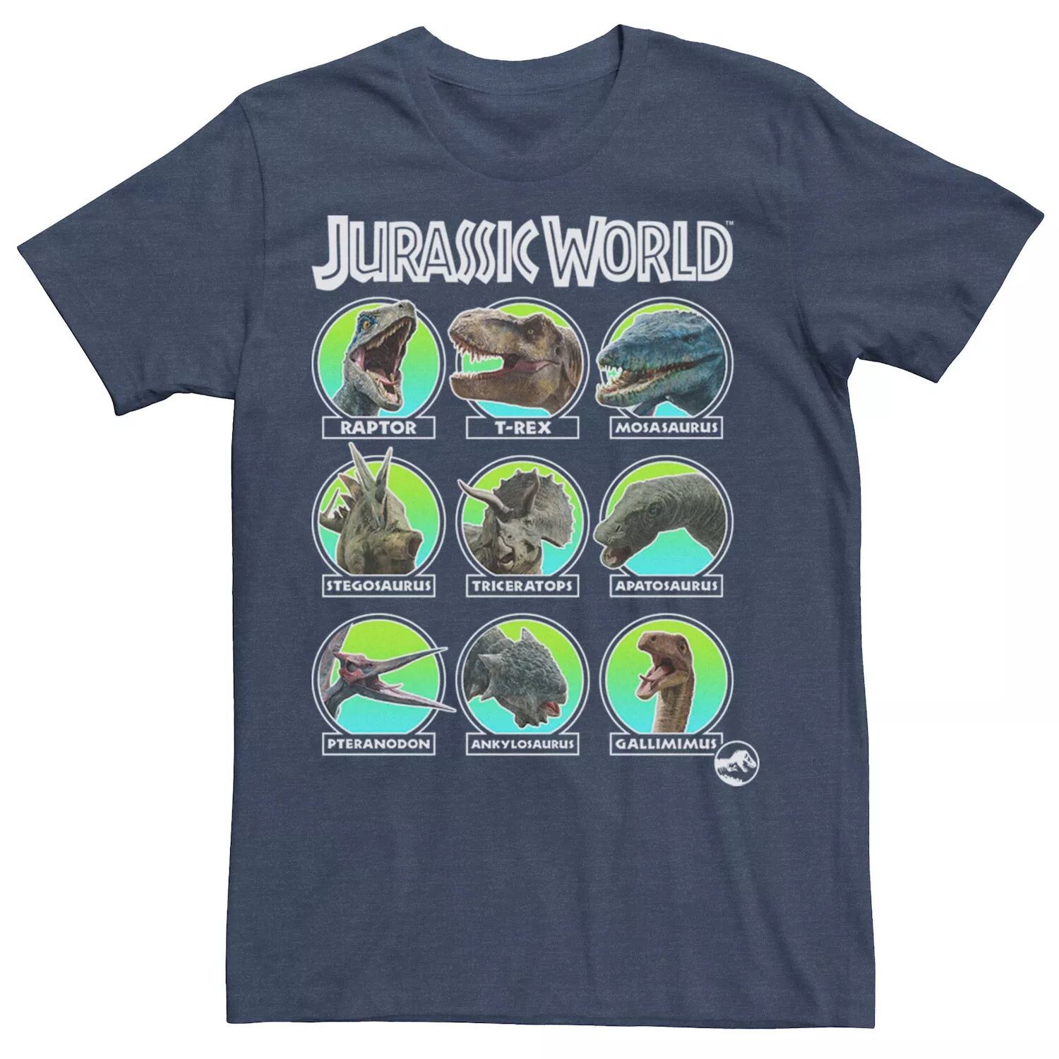 Мужская футболка Jurassic World с двумя головами динозавров Licensed Character
Мужская футболка Jurassic World с двумя головами динозавров Licensed Character