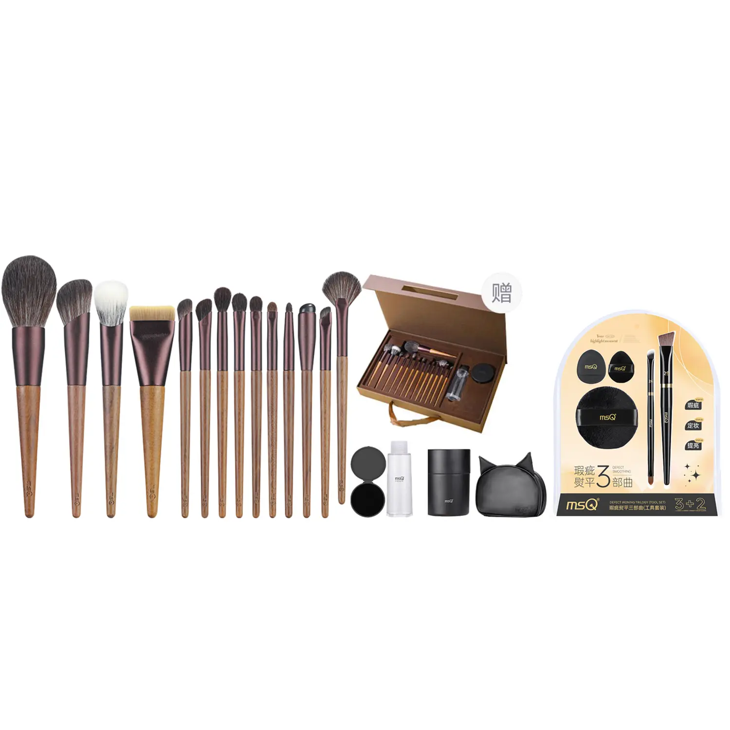 Кисти для макияжа унисекс MSQ
Кисти для макияжа унисекс MSQ