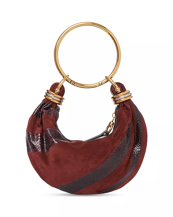 Миниатюрная сумка-хобо с браслетом Chloé, красный
Миниатюрная сумка-хобо с браслетом Chloé, красный