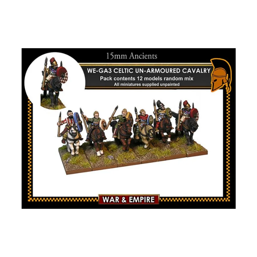 Кельтская небронированная кавалерия, War & Empire - Ancient Miniatures - Gaul (15mm)
Кельтская небронированная кавалерия, War & Empire - Ancient Miniatures - Gaul (15mm)