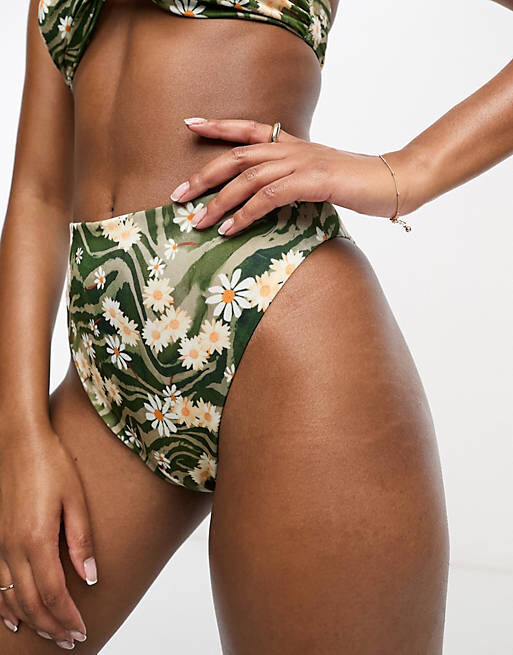 Плавки бикини с завышенной талией и завышенной талией ASOS DESIGN
Плавки бикини с завышенной талией и завышенной талией ASOS DESIGN
