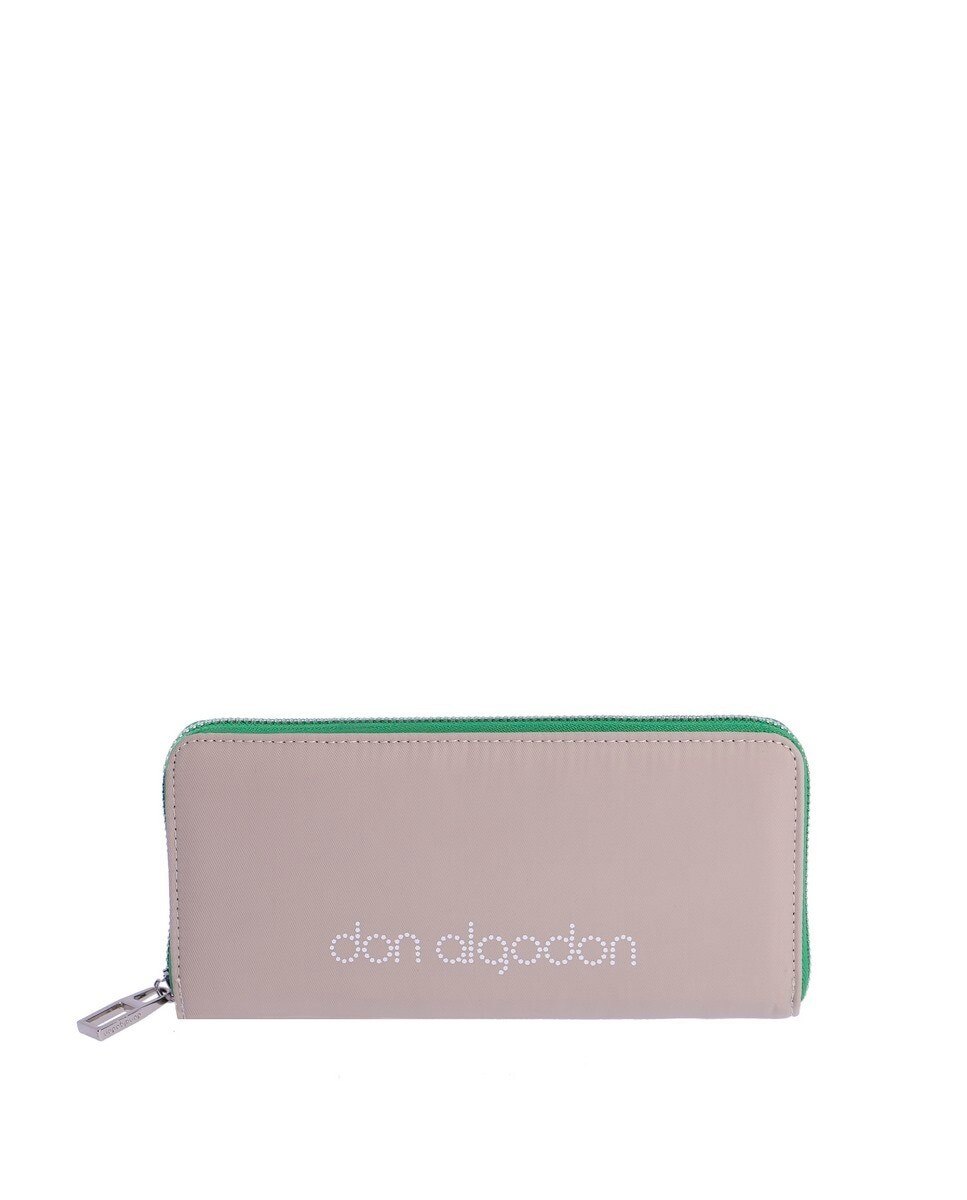 Бежевый женский кошелек на молнии Don Algodón, бежевый
Бежевый женский кошелек на молнии Don Algodón, бежевый