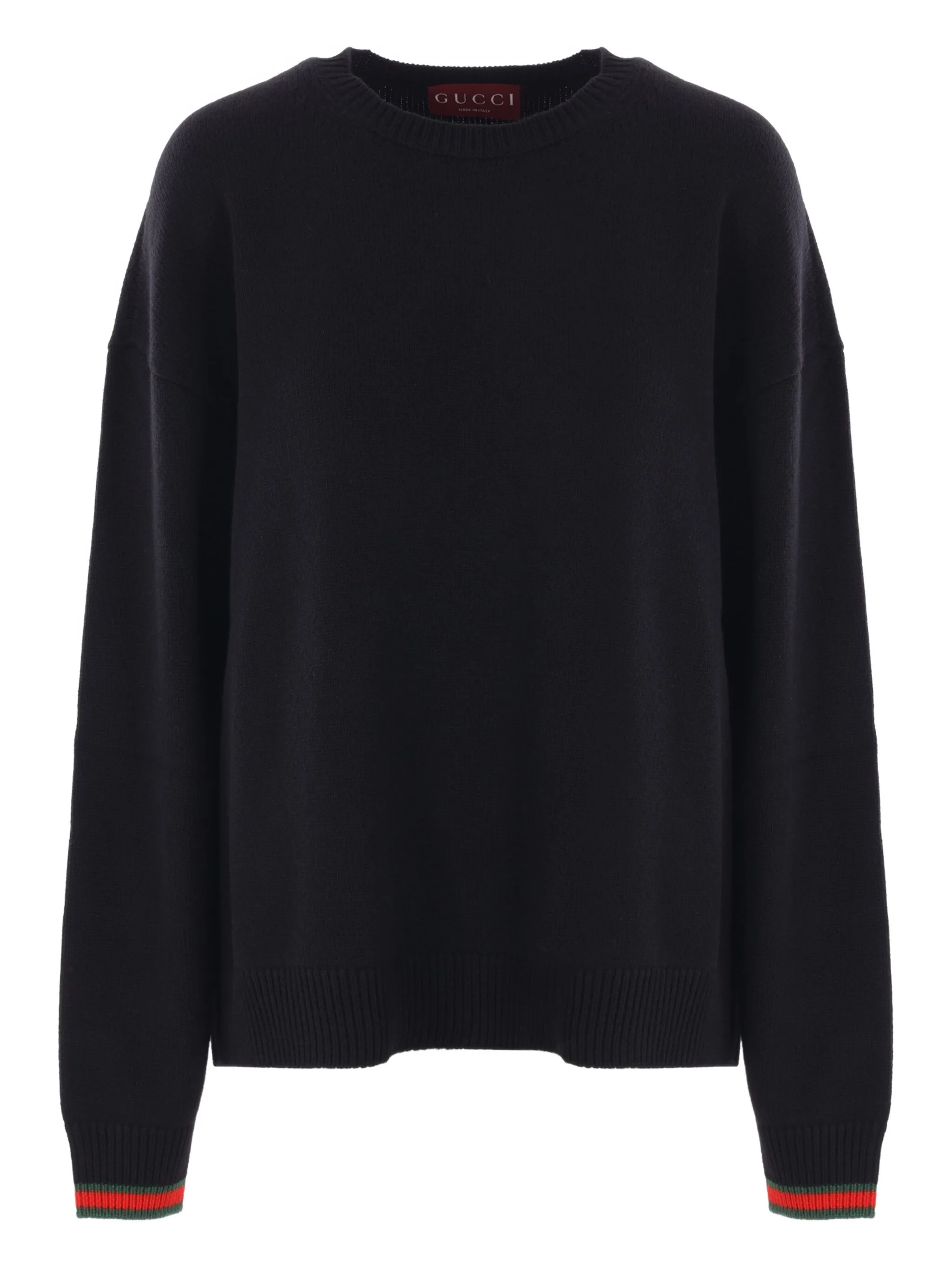 Свитер с отделкой Web Gucci, черный
Свитер с отделкой Web Gucci, черный