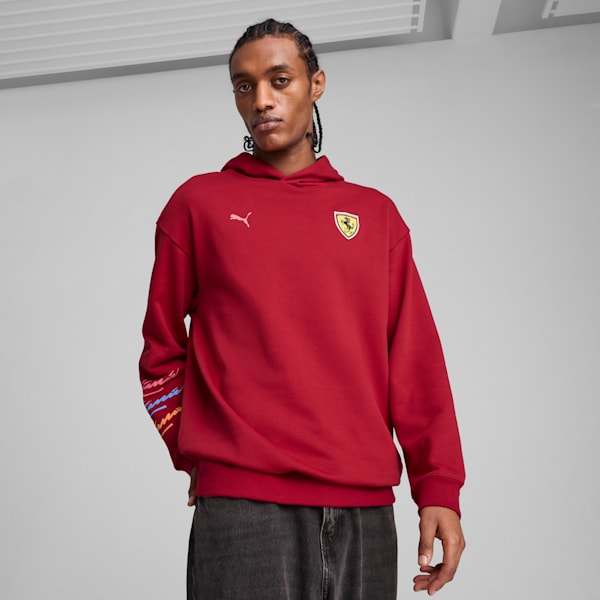 Мужская толстовка с графическим принтом Scuderia Ferrari Miami Limited Edition Puma, красный
Мужская толстовка с графическим принтом Scuderia Ferrari Miami Limited Edition Puma, красный
