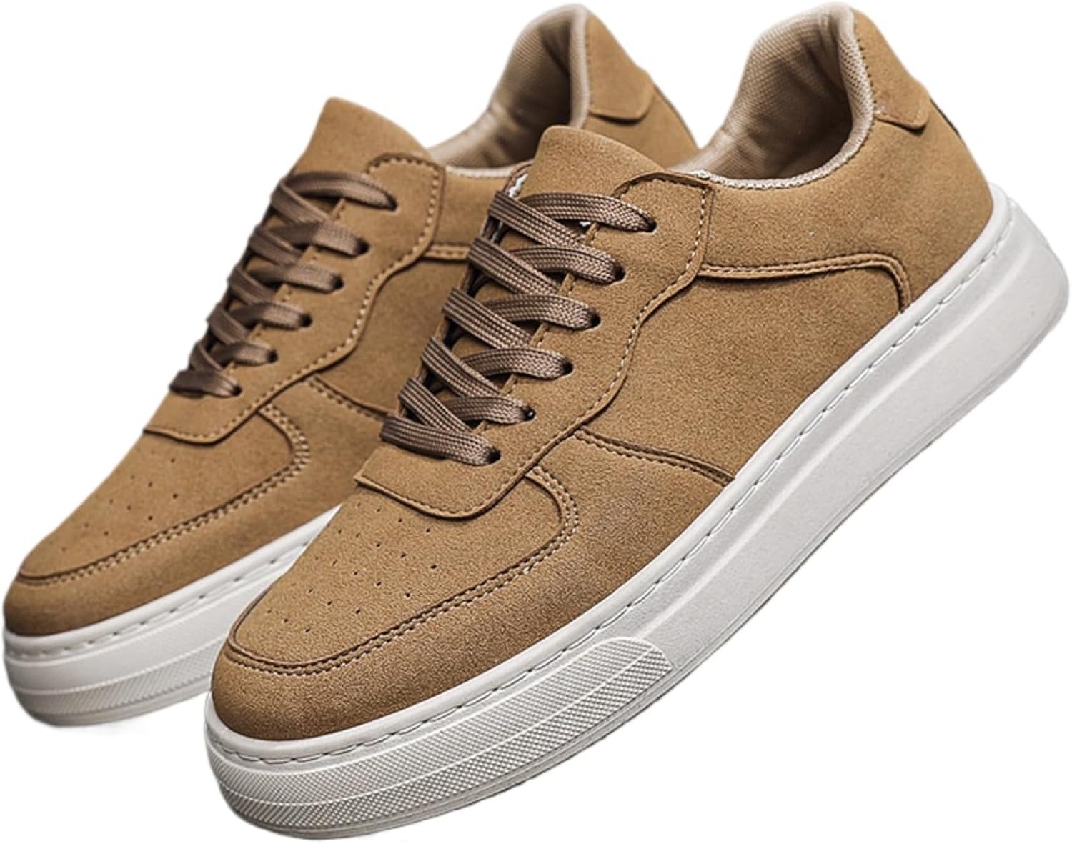 Мужские повседневные кроссовки из замши на шнуровке, удобные низкие кеды для повседневной носки, минималистичные модные кроссовки однотонного цвета Azttoztto, хаки
Мужские повседневные кроссовки из замши на шнуровке, удобные низкие кеды для повседневной носки, минималистичные модные кроссовки однотонного цвета Azttoztto, хаки