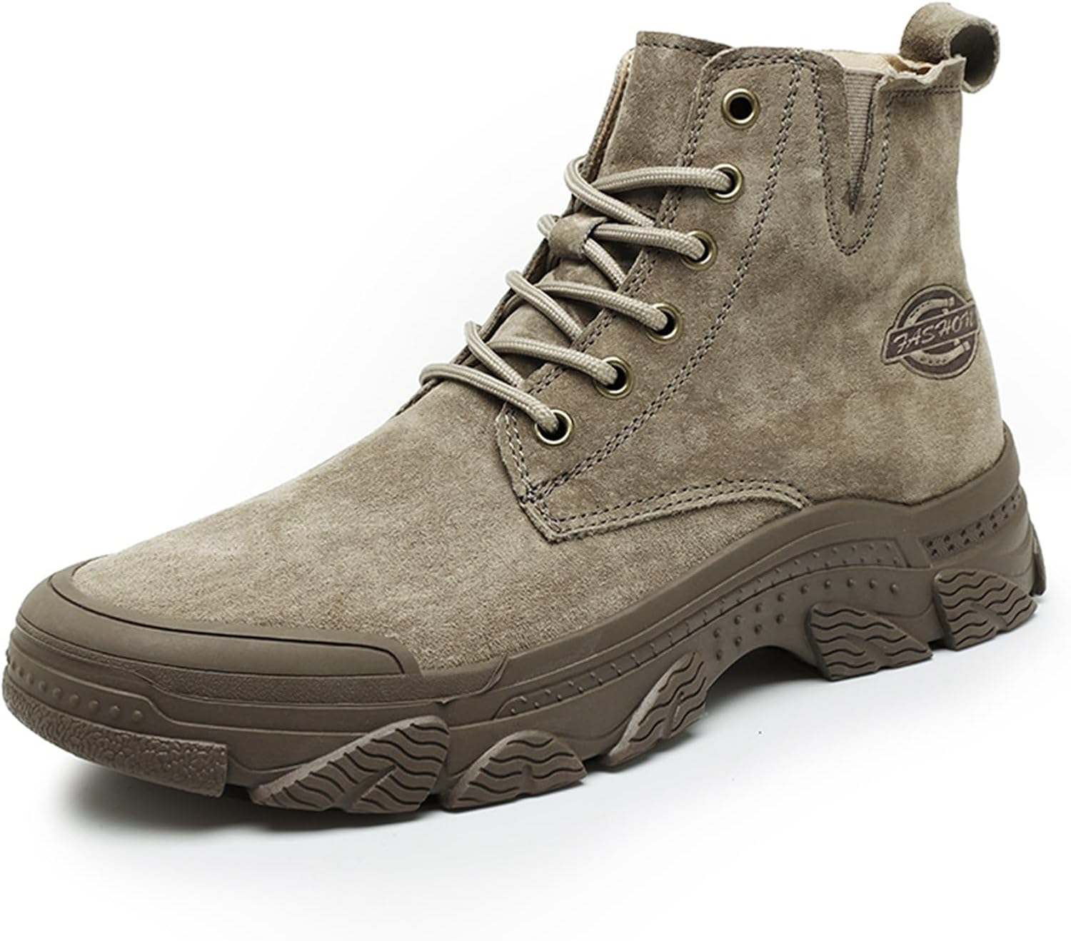 Мужские ботинки Chukka на шнуровке из замшевой кожи с высокой подошвой, удобные, с круглым носком, противоскользящей толстой резиновой подошвой, для активного отдыха, походов, прогулок, вождения, охоты и кемпинга Tengfeifly, серый
Мужские ботинки Chukka на шнуровке из замшевой кожи с высокой подошвой, удобные, с круглым носком, противоскользящей толстой резиновой подошвой, для активного отдыха, походов, прогулок, вождения, охоты и кемпинга Tengfeifly, серый