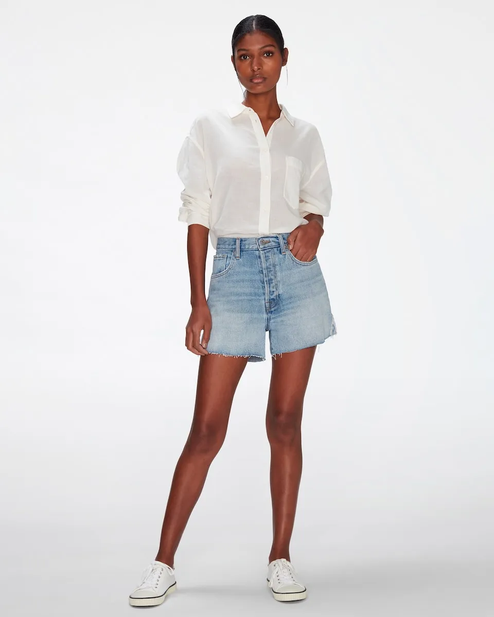 Женские шорты Easy Ruby с высокой талией 7 For all mankind, голубой
Женские шорты Easy Ruby с высокой талией 7 For all mankind, голубой