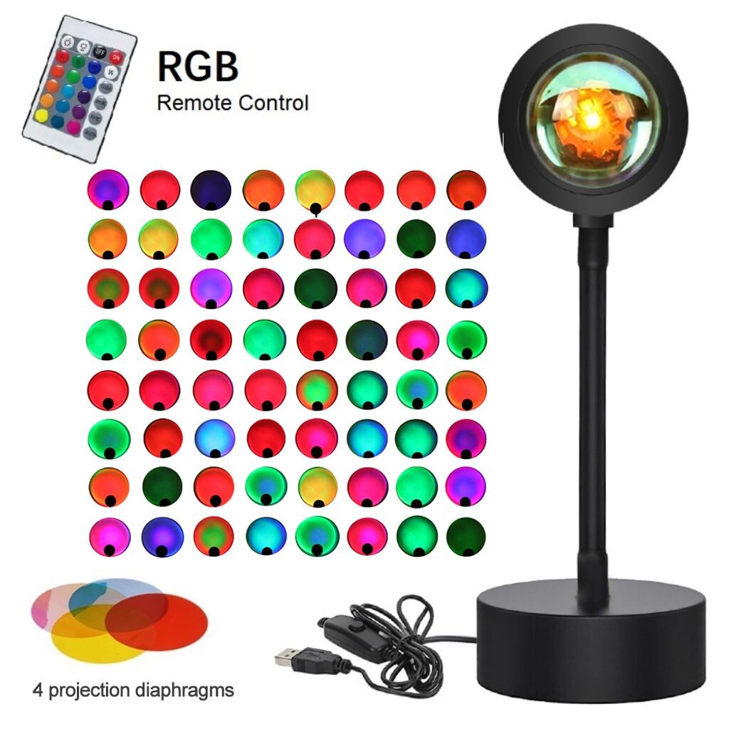 Лампа на закате RGB, проекционная лампа на закате с пультом дистанционного управления, лампа настроения для украшения комнаты для вечеринок и селфи homewell
Лампа на закате RGB, проекционная лампа на закате с пультом дистанционного управления, лампа настроения для украшения комнаты для вечеринок и селфи homewell