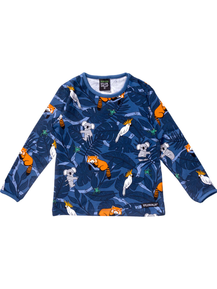 Рубашка с длинными рукавами и принтом дикой природы синего цвета Villervalla
Рубашка с длинными рукавами и принтом дикой природы синего цвета Villervalla