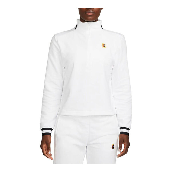 Верхняя часть теннисного топа Court Dri Fit Heritage French Terry Nike, белый
Верхняя часть теннисного топа Court Dri Fit Heritage French Terry Nike, белый