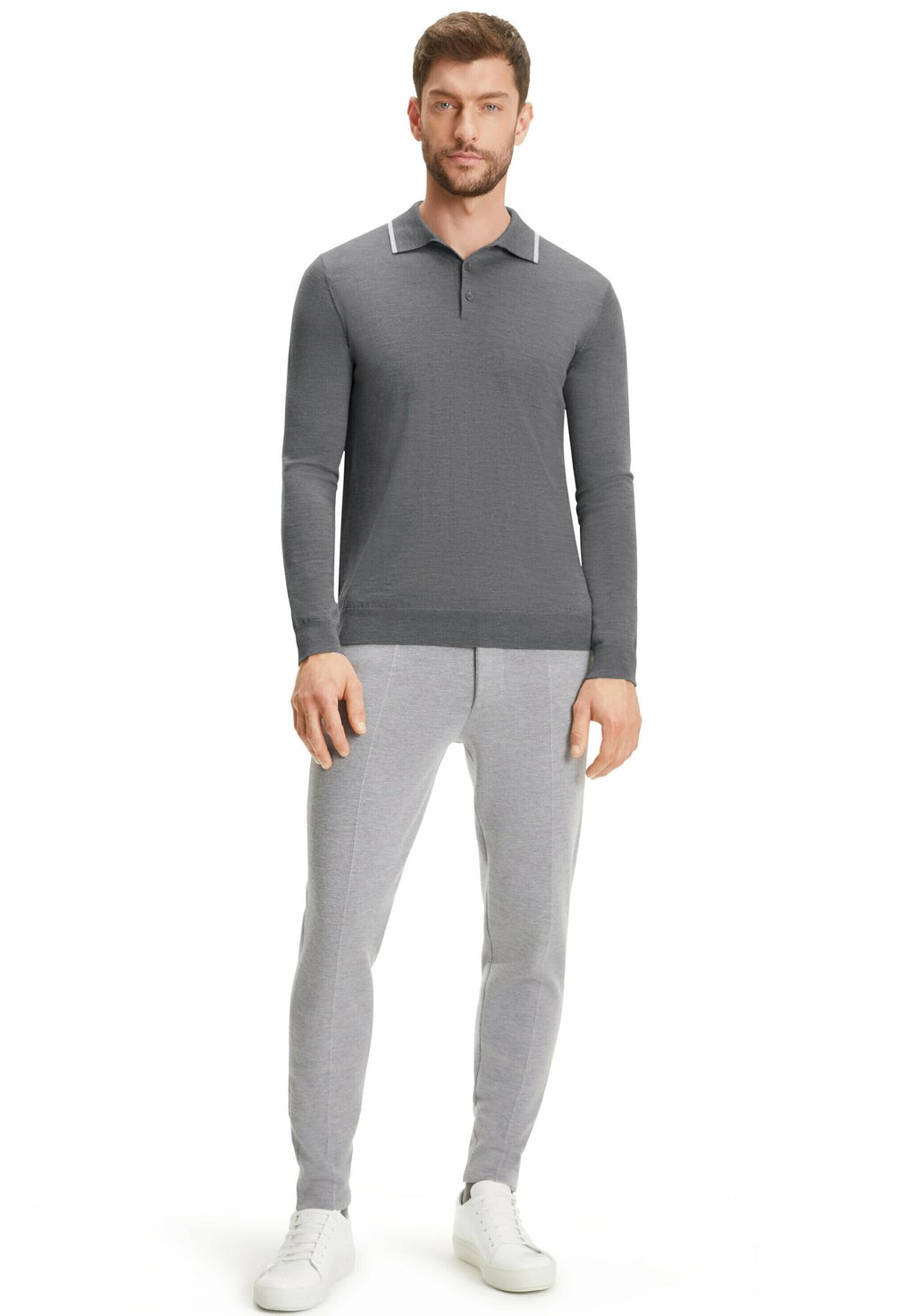 Рубашка поло Basic Polo Shirt Merino wool - Long sleeved top FALKE, светло-серый
Рубашка поло Basic Polo Shirt Merino wool - Long sleeved top FALKE, светло-серый