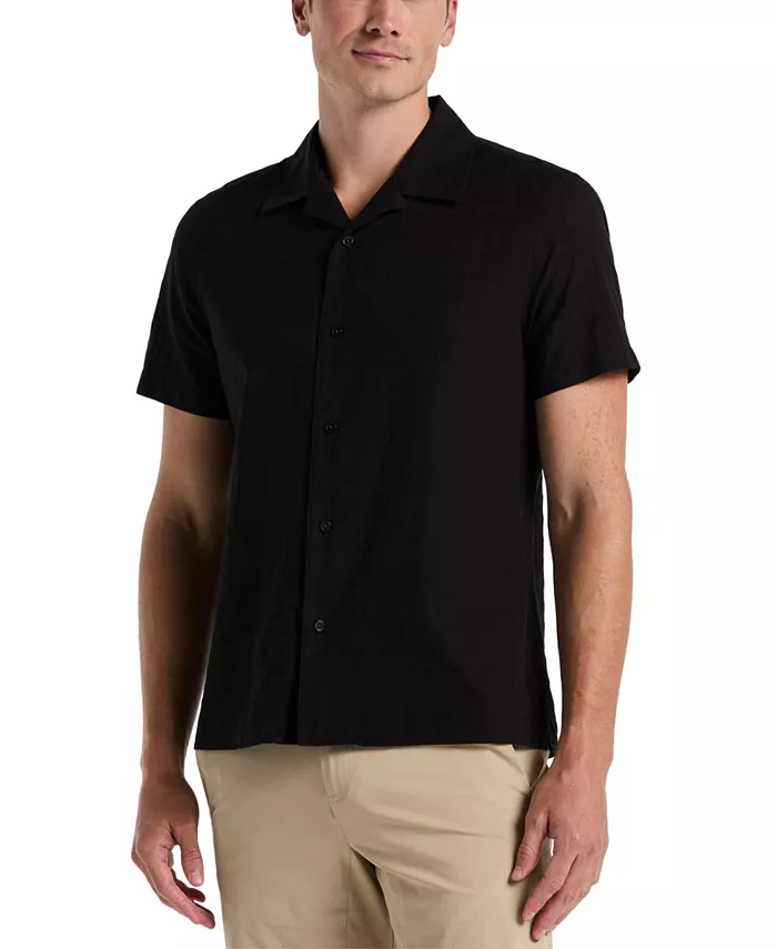 Мужская рубашка в клетку Dobby Perry Ellis, черный
Мужская рубашка в клетку Dobby Perry Ellis, черный