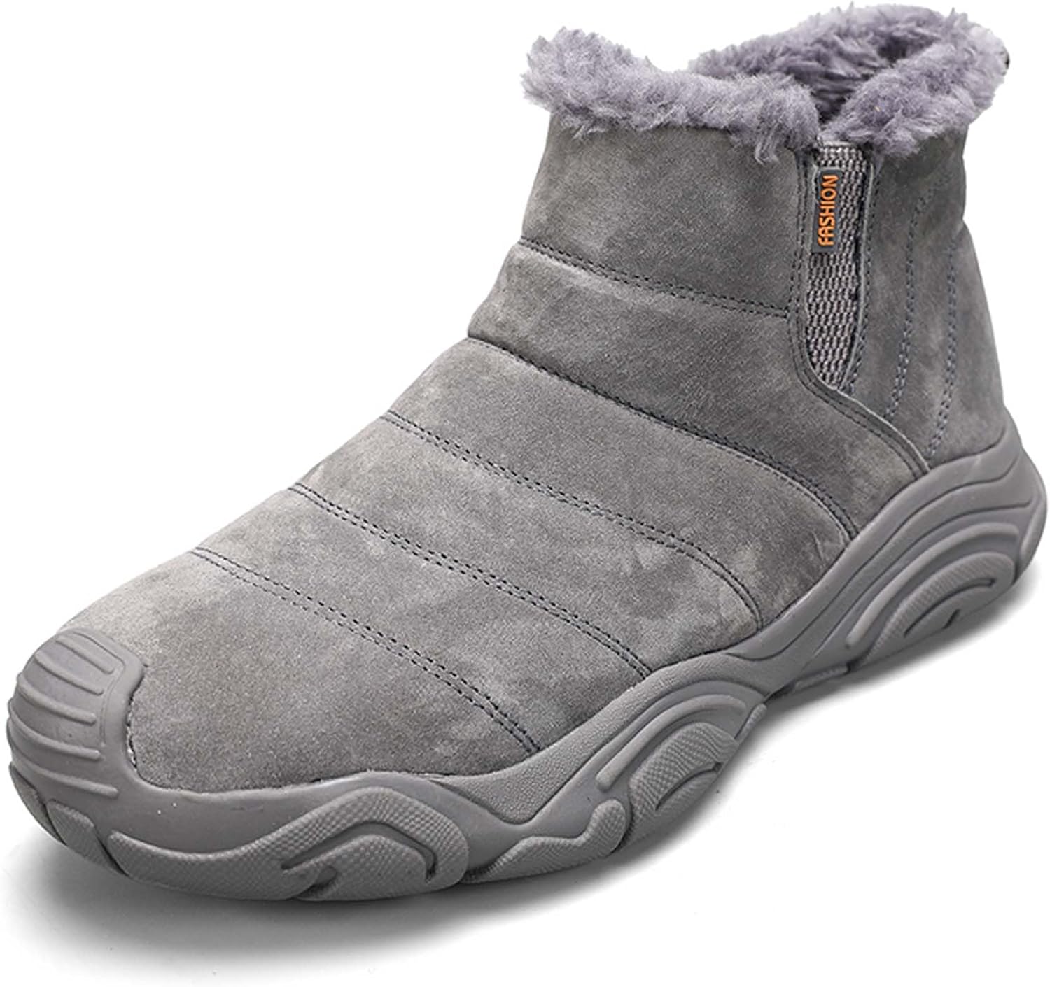 Мужские зимние ботинки с меховой подкладкой, водонепроницаемые, теплые, на щиколотку, противоскользящие, для прогулок на улице, хлопковые Generic, серый
Мужские зимние ботинки с меховой подкладкой, водонепроницаемые, теплые, на щиколотку, противоскользящие, для прогулок на улице, хлопковые Generic, серый