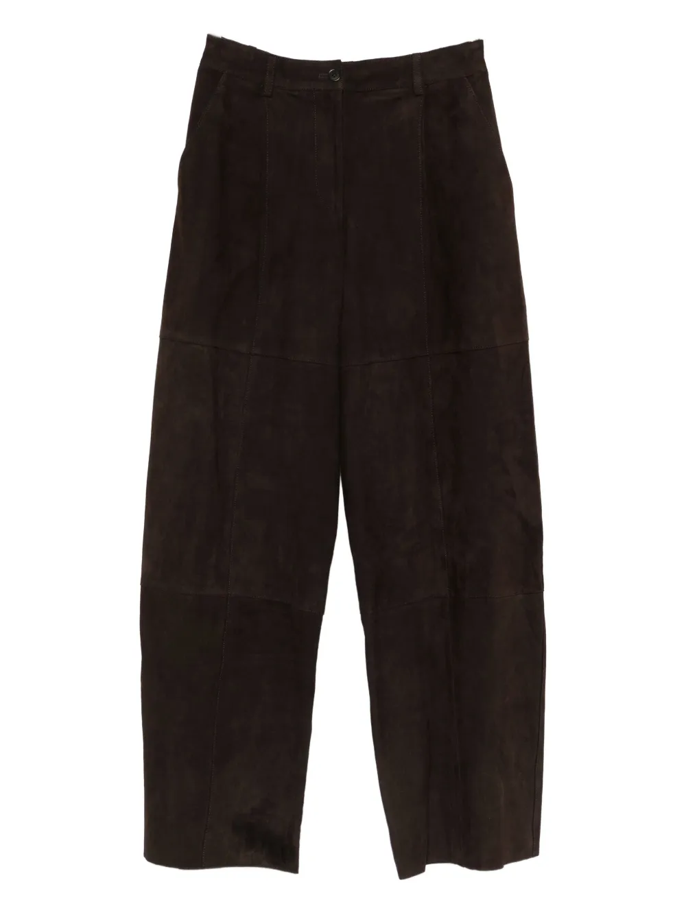 Брюки из замши и кожи P.A.R.O.S.H., коричневый
Брюки из замши и кожи P.A.R.O.S.H., коричневый