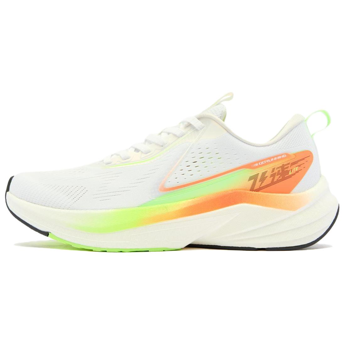 QIAODAN Кроссовки Speed 3LITE мужские низкие, белые, оранжево-зеленые
QIAODAN Кроссовки Speed 3LITE мужские низкие, белые, оранжево-зеленые