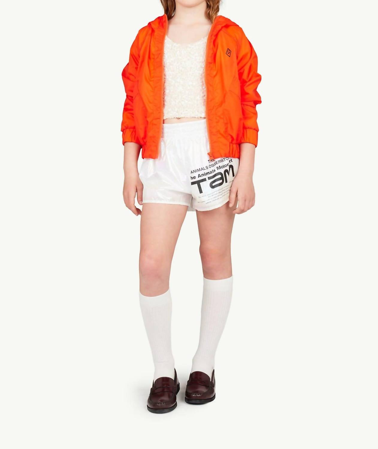 Белые переливающиеся шорты Spider The Animals Observatory
Белые переливающиеся шорты Spider The Animals Observatory