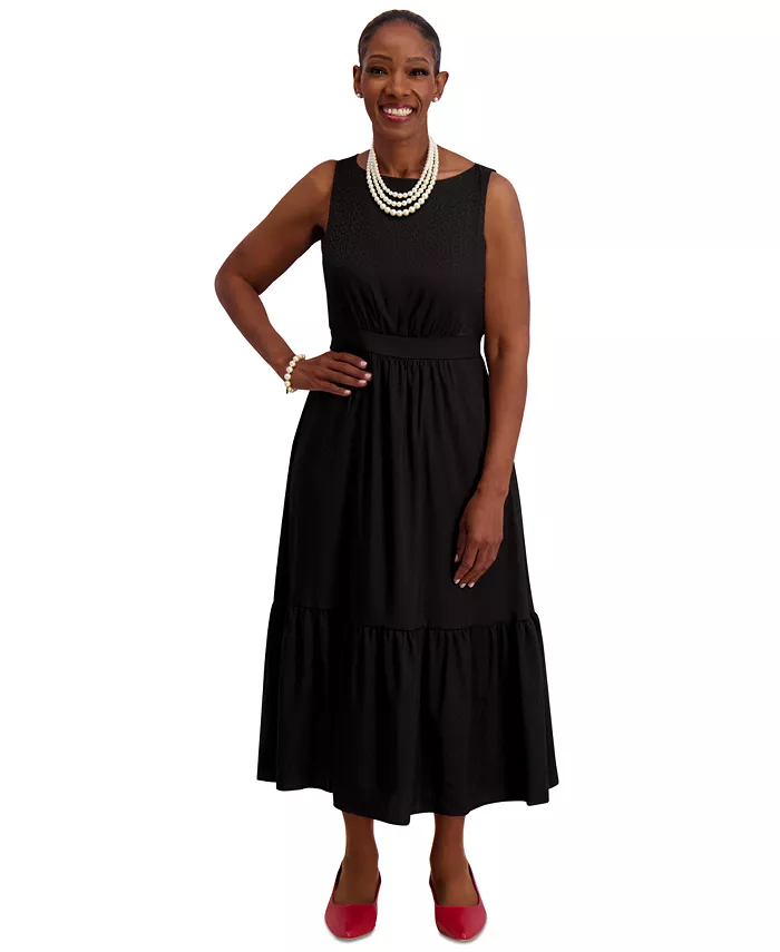 Женское платье миди с ярусами, обычные и плюс размеры Kasper, черный
Женское платье миди с ярусами, обычные и плюс размеры Kasper, черный